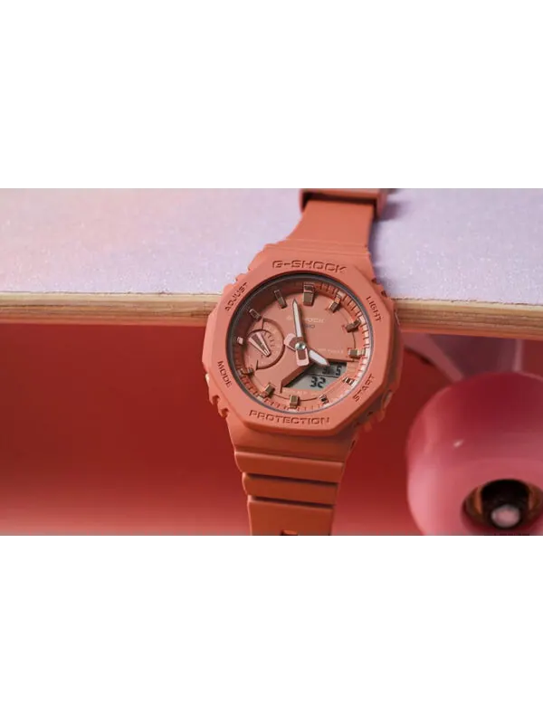 Часы CASIO G-Shock Analog-Digital 'Pink' — изображение 3 из 4, оттенок розовый
