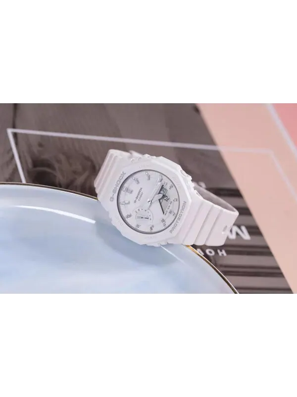 Часы CASIO G-Shock Analog-Digital 'White' — изображение 2 из 4, оттенок белый