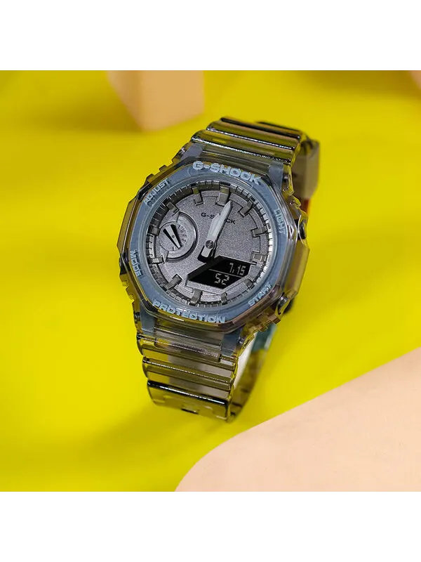 Часы CASIO G-Shock Analog-Digital 'Translucent Black' — изображение 2 из 4, оттенок черный