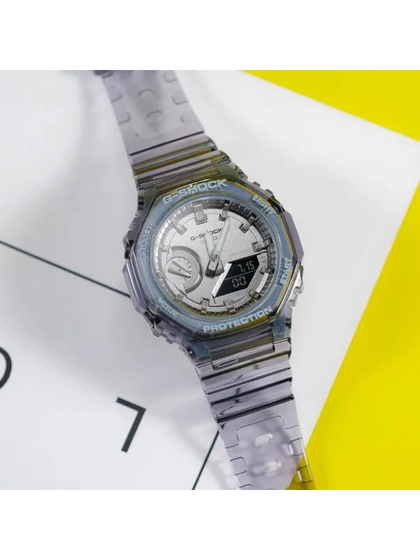 Часы CASIO G-Shock Analog-Digital 'Translucent Black' — изображение 3 из 4, оттенок черный