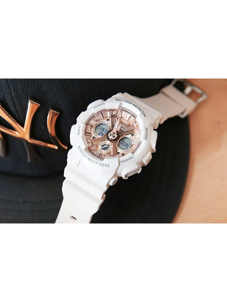 Часы CASIO G-Shock Analog-Digital 'White' — изображение 3 из 7, оттенок белый
