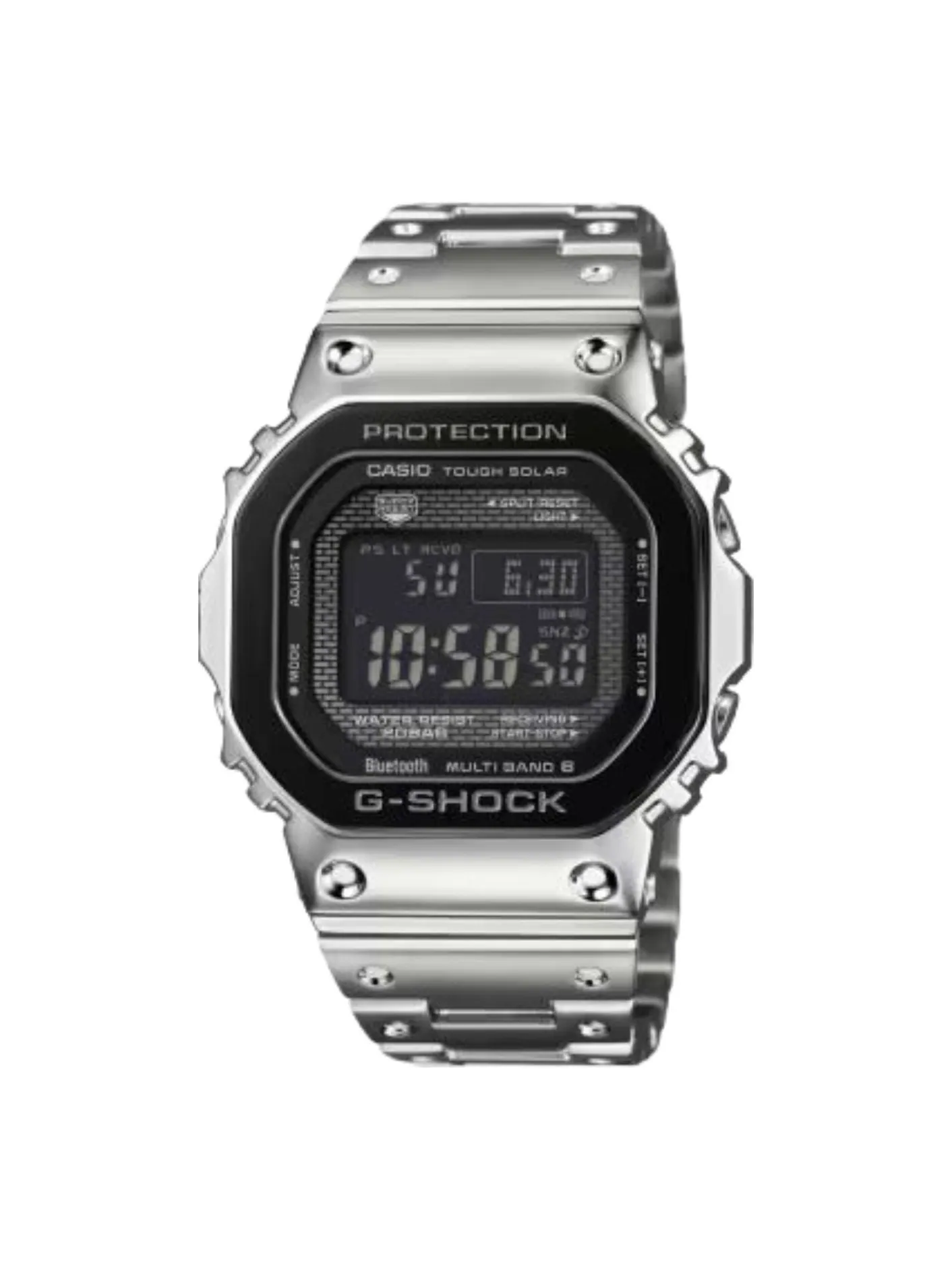 Casio G-Shock All Metal 5000 Series Made in Japan 'Silver' — изображение 1 из 4, оттенок серебряный