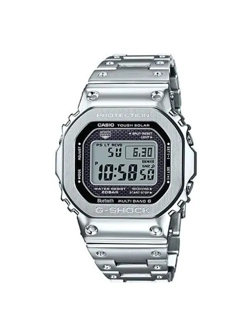 Часы Casio G-Shock Full Metal GMW-B5000 Series, арт. GMW-B5000D-1 — изображение 1 из 4, оттенок серебряный