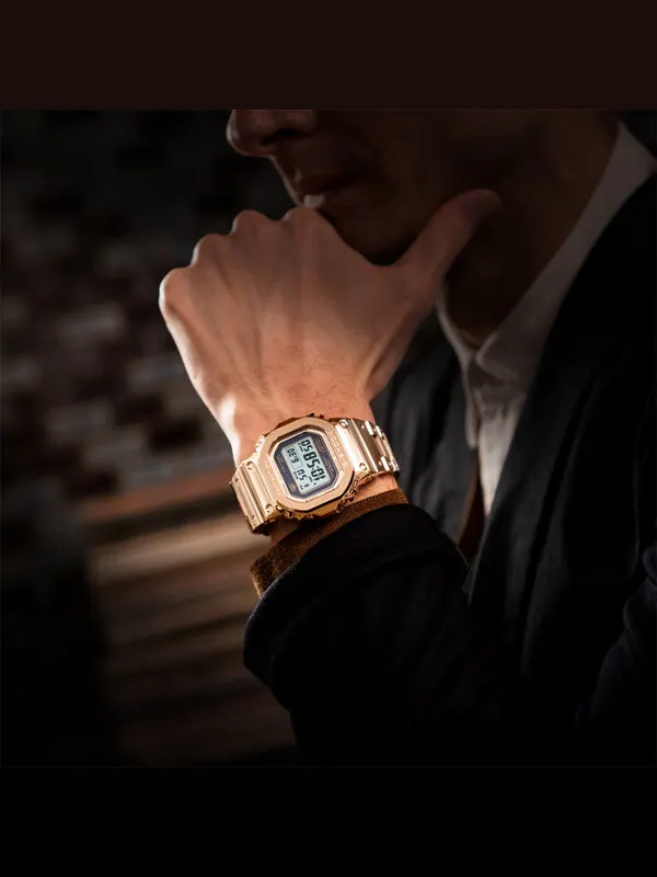 Часы Casio G-Shock Full Metal GMW-B5000 Series, арт. GMW-B5000GD-4 — изображение 4 из 4, оттенок розовый золотистый
