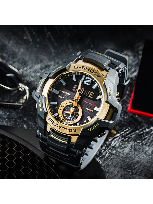Часы CASIO G-Shock Gravitymaster 'Black Gold' — изображение 2 из 4, оттенок черный
