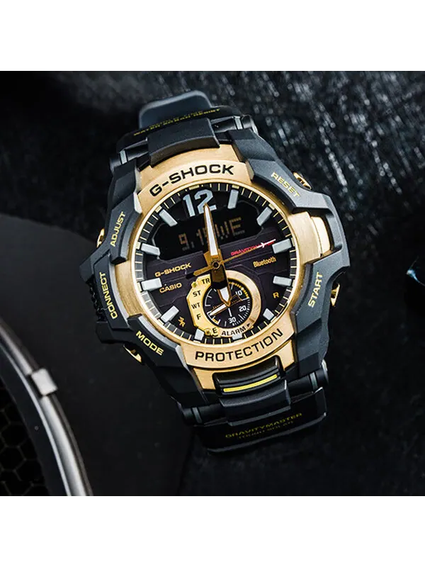 Часы CASIO G-Shock Gravitymaster 'Black Gold' — изображение 3 из 4, оттенок черный