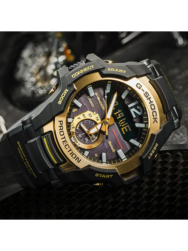 Часы CASIO G-Shock Gravitymaster 'Black Gold' — изображение 4 из 4, оттенок черный