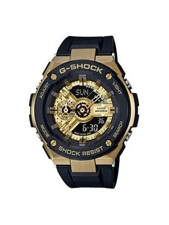 Часы CASIO G-Shock G-Steel 'Black Gold' — изображение 1 из 4, оттенок черный/золотистый