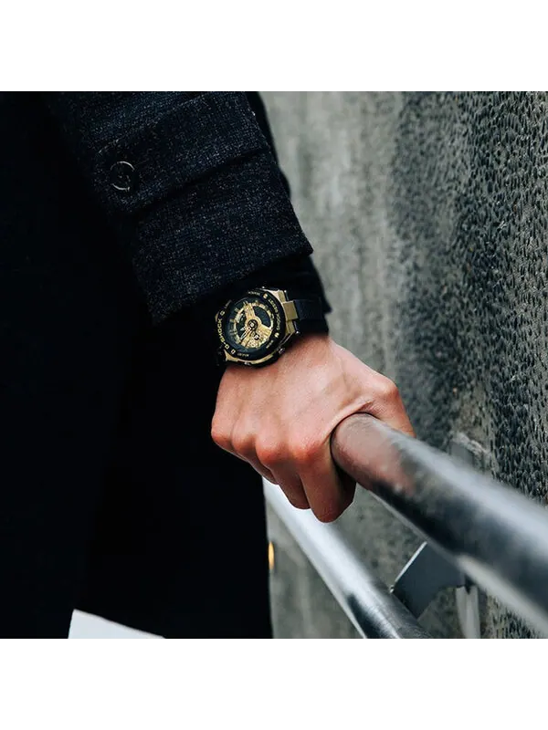 Часы CASIO G-Shock G-Steel 'Black Gold' — изображение 4 из 4, оттенок черный/золотистый