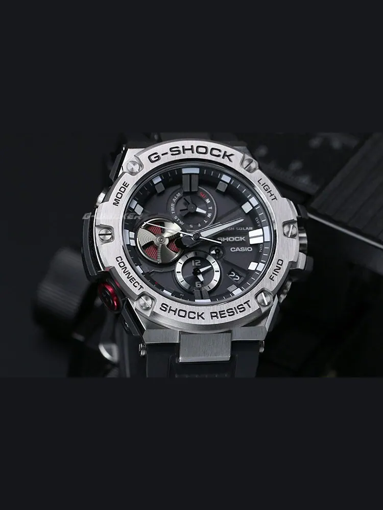 Часы CASIO G-Shock G-Steel 'Black Silver' — изображение 3 из 7, оттенок черный серебристый