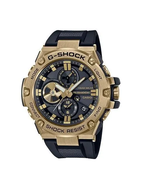 Часы CASIO G-Shock G-Steel 'Black Gold' — изображение 1 из 4, оттенок черный золотистый