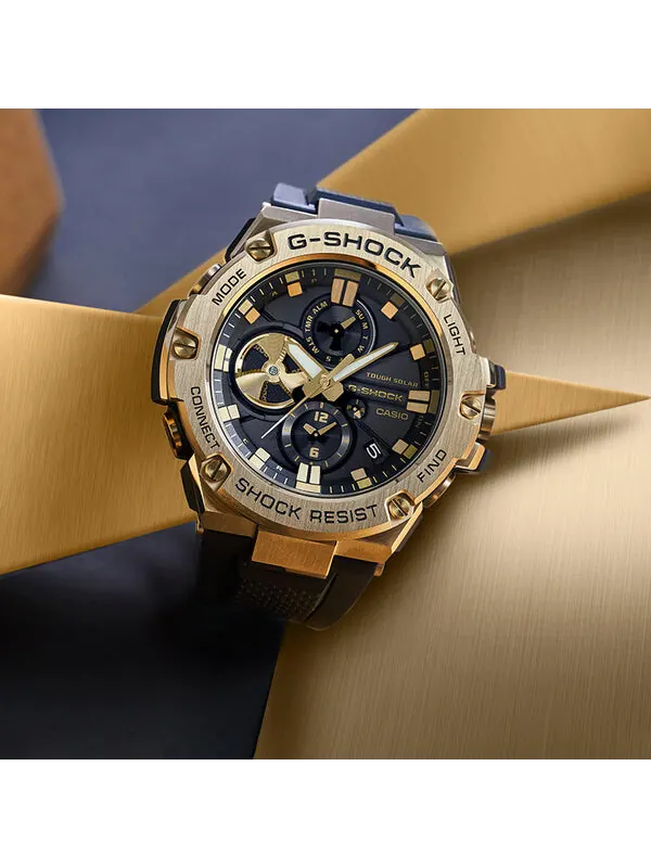 Часы CASIO G-Shock G-Steel 'Black Gold' — изображение 2 из 4, оттенок черный золотистый