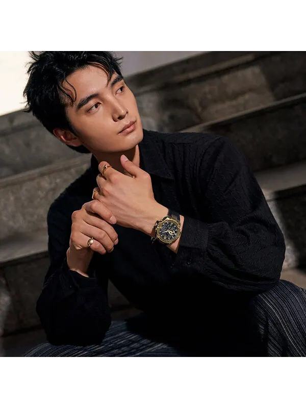 Часы CASIO G-Shock G-Steel 'Black Gold' — изображение 4 из 4, оттенок черный золотистый