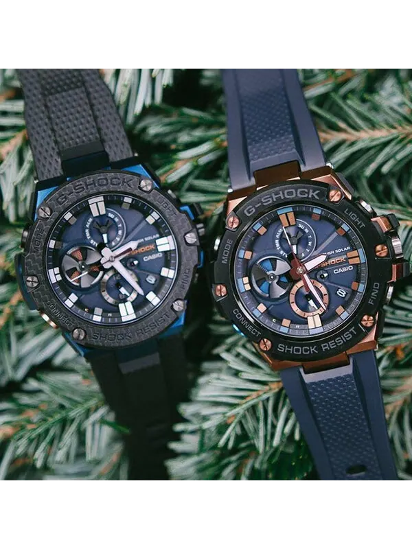 Часы CASIO G-Shock G-Steel 'Blue' — изображение 4 из 4, оттенок синий