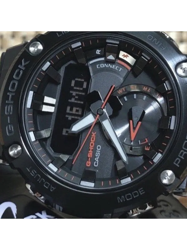 Часы CASIO G-Shock G-Steel 'Black' — изображение 4 из 4, оттенок черный