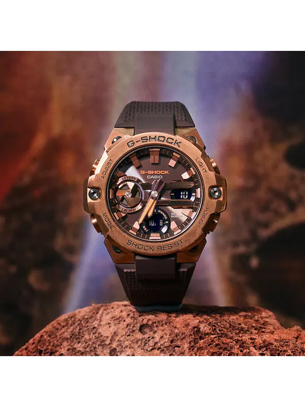 Часы CASIO G-Shock G-Steel 'Brown' — изображение 2 из 4, оттенок коричневый