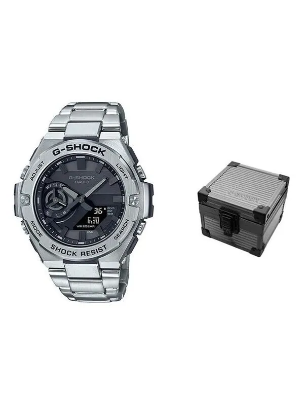 Часы CASIO G-Shock G-Steel 'Silver' — изображение 1 из 4, оттенок серебряный