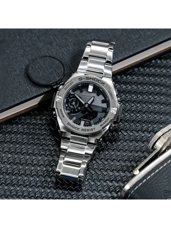 Часы CASIO G-Shock G-Steel 'Silver' — изображение 4 из 4, оттенок серебряный