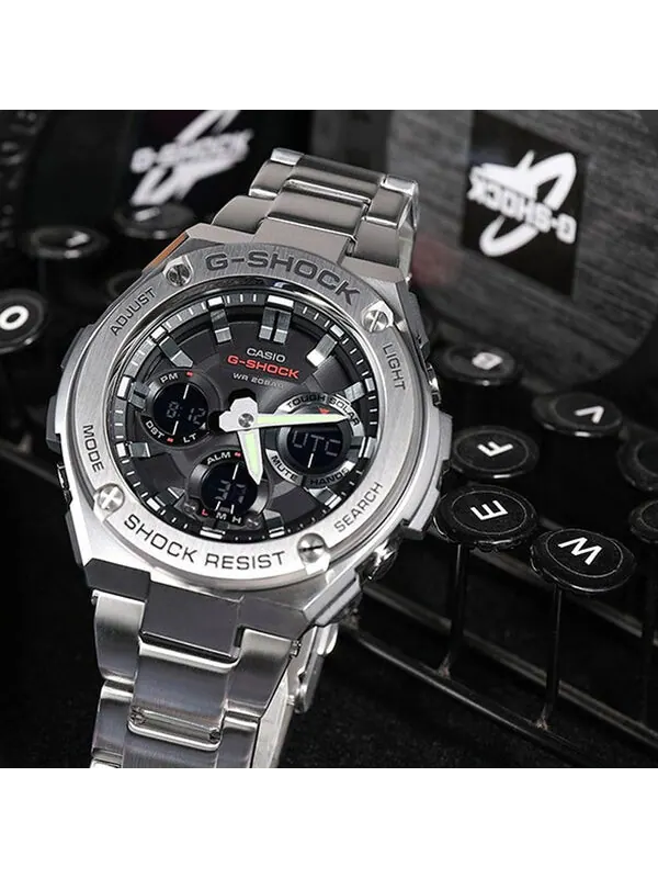 Часы CASIO G-Shock G-Steel 'Silver' — изображение 3 из 4, оттенок белый
