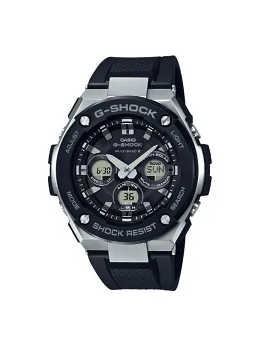 Часы CASIO G-Shock G-Steel 'Silver Black' — изображение 1 из 5, оттенок серебристый черный