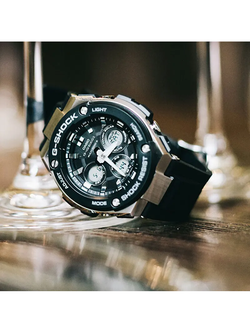 Часы CASIO G-Shock G-Steel 'Silver Black' — изображение 2 из 5, оттенок серебристый черный