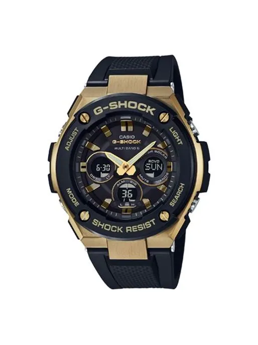 Часы CASIO G-Shock G-Steel 'Black Gold' — изображение 1 из 5, оттенок черный золотистый