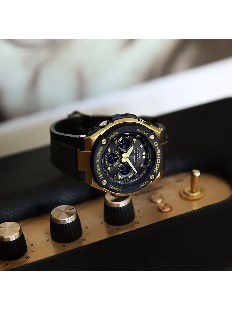 Часы CASIO G-Shock G-Steel 'Black Gold' — изображение 2 из 5, оттенок черный золотистый