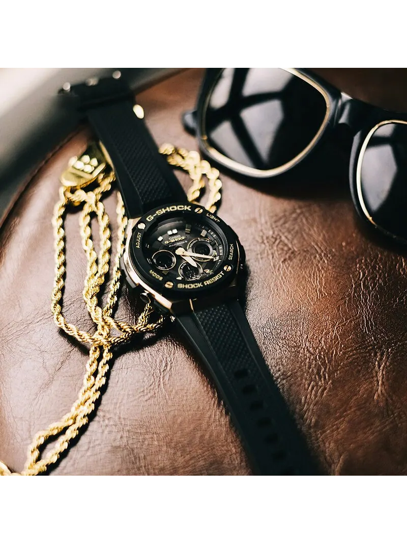 Часы CASIO G-Shock G-Steel 'Black Gold' — изображение 4 из 5, оттенок черный золотистый