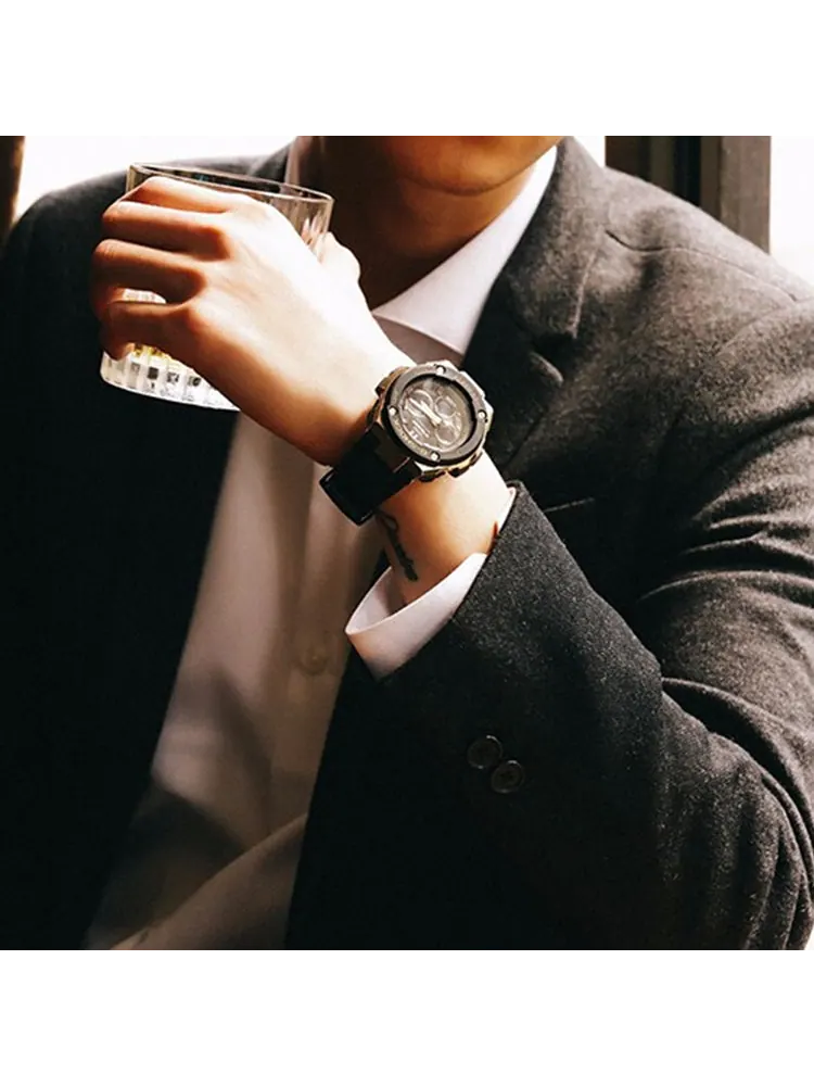 Часы CASIO G-Shock G-Steel 'Black Gold' — изображение 5 из 5, оттенок черный золотистый