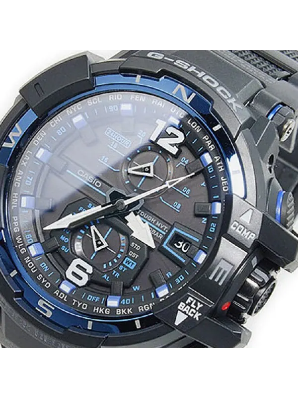 Часы CASIO G-Shock Gravitymaster 'Black' — изображение 3 из 3, оттенок синий