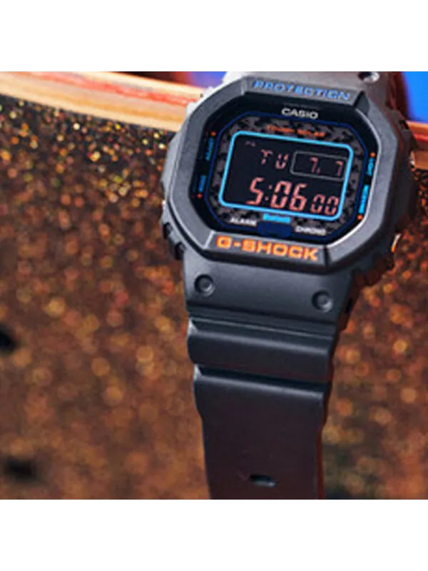 Часы CASIO Baby-G 'Black' — изображение 4 из 4, оттенок оранжевый