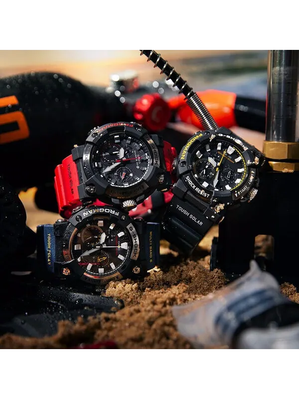 Часы CASIO G-Shock Frogman 'Black Red' — изображение 4 из 4, оттенок красный