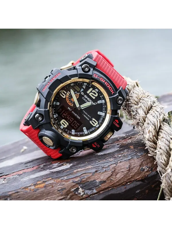 Часы CASIO G-Shock Mudmaster 'Red' — изображение 2 из 4, оттенок красный