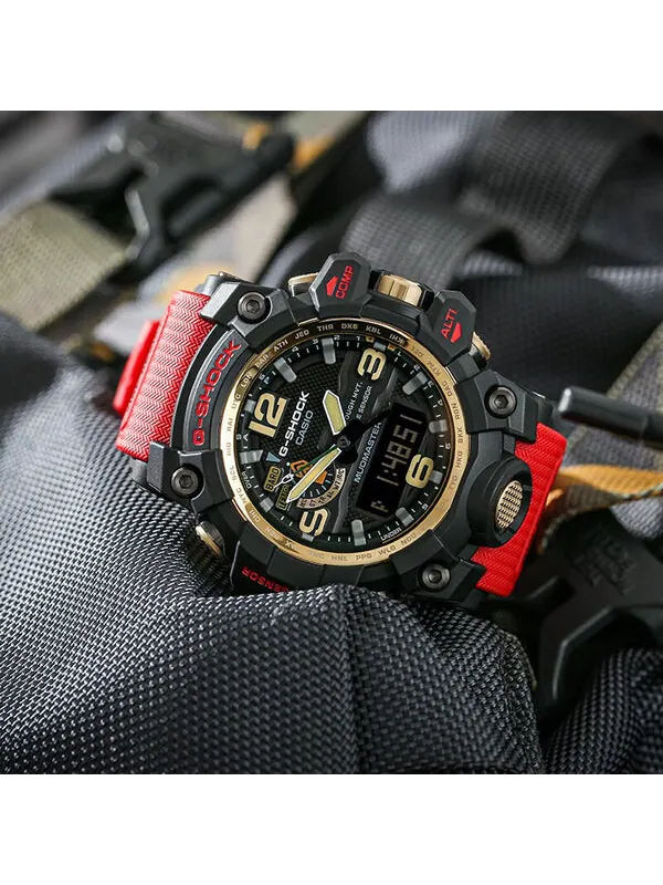 Часы CASIO G-Shock Mudmaster 'Red' — изображение 4 из 4, оттенок красный