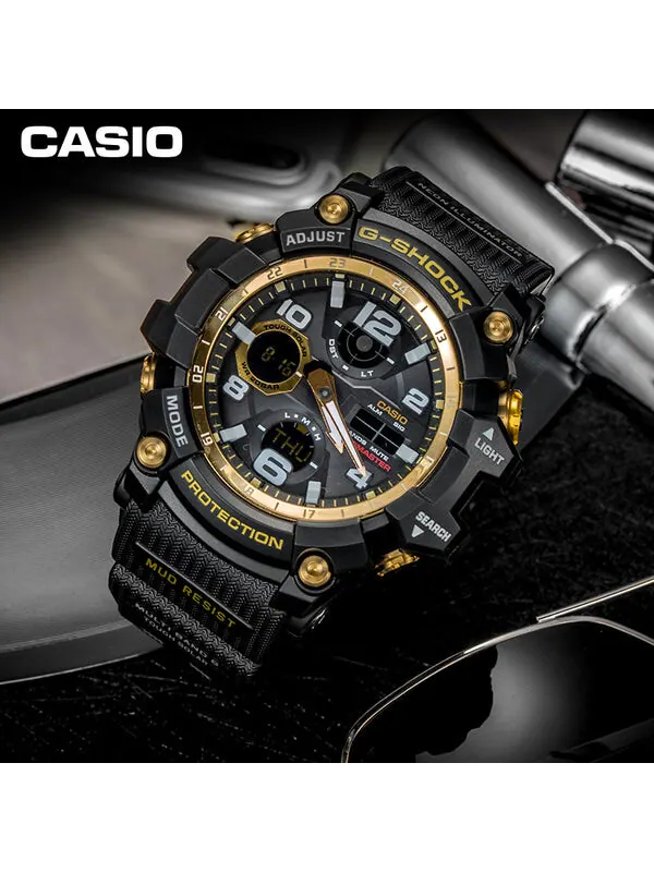 Часы CASIO G-Shock Mudmaster 'Black Gold' — изображение 3 из 4, оттенок золотистый