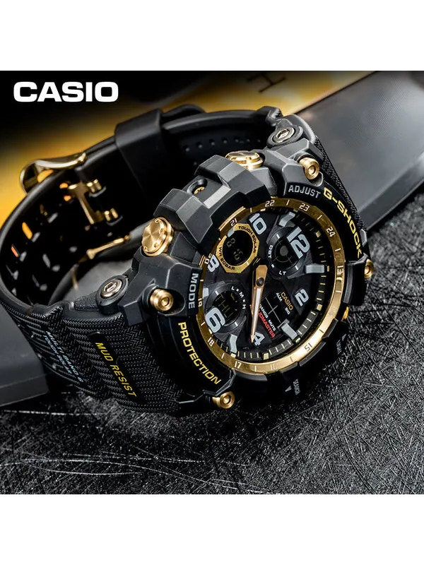 Часы CASIO G-Shock Mudmaster 'Black Gold' — изображение 4 из 4, оттенок золотистый
