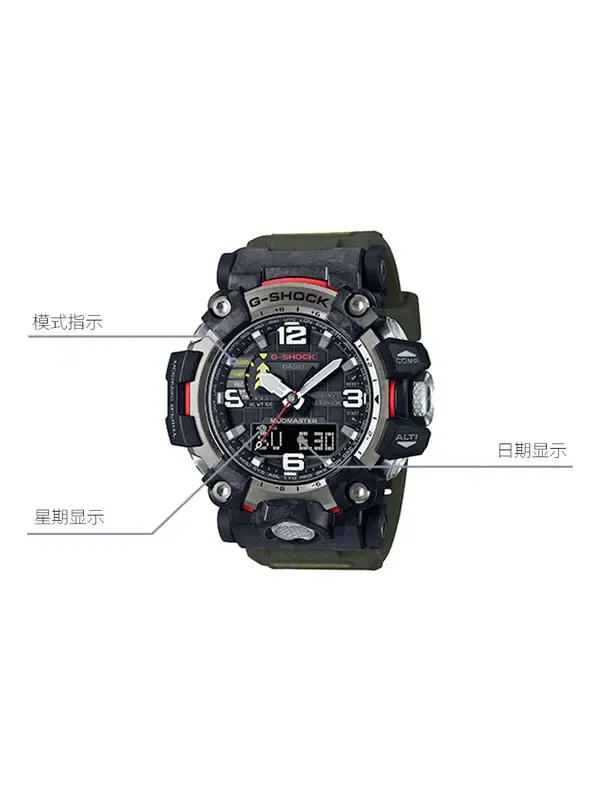 Часы CASIO G-Shock Mudmaster 'Black' — изображение 4 из 4, оттенок черный
