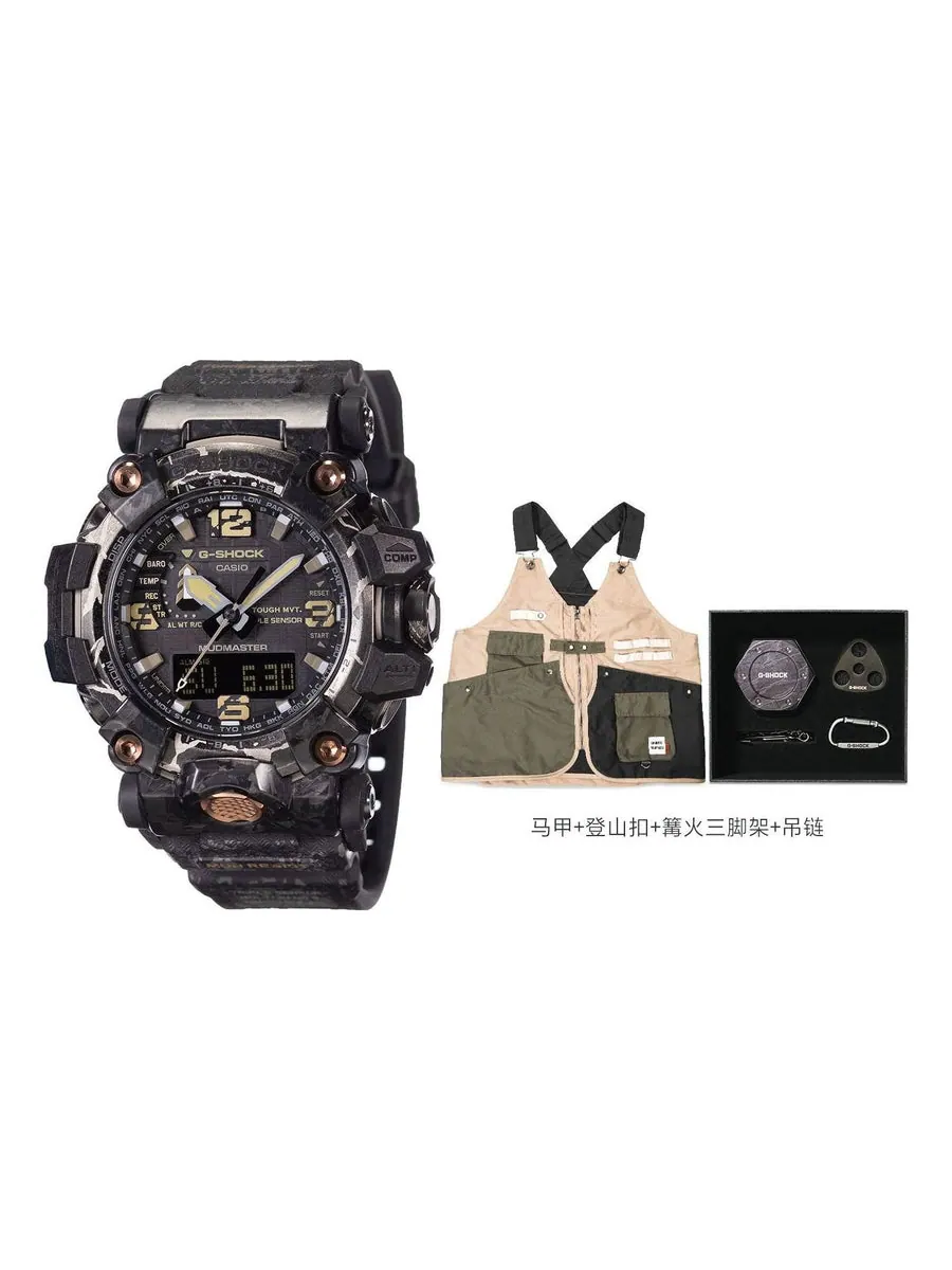 Часы CASIO G-Shock Digital-Analog 'Black' — изображение 1 из 8, оттенок черный