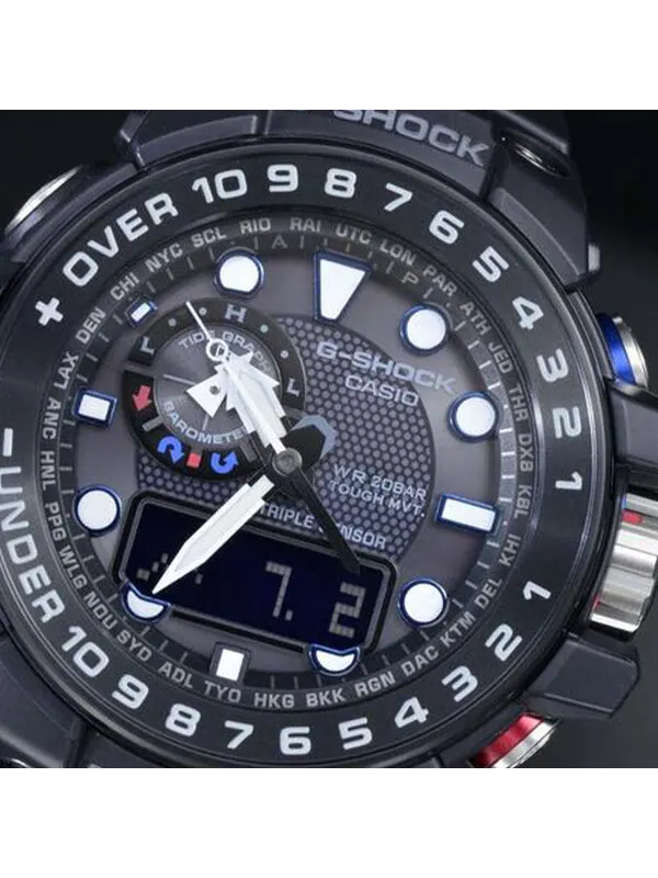Часы CASIO G-Shock Gulfmaster 'Black' — изображение 3 из 4, оттенок черный