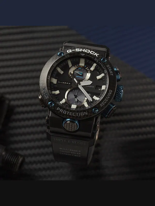 Часы CASIO G-Shock Gravitymaster 'Black' — изображение 3 из 4, оттенок синий