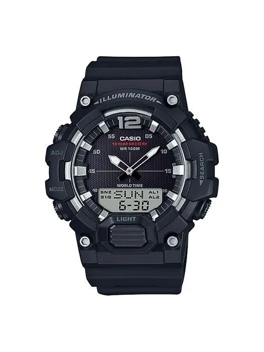 Часы CASIO G-Shock Analog-Digital 'Black' — изображение 1 из 4, оттенок черный