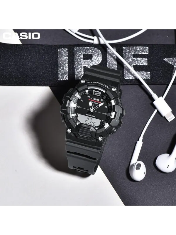 Часы CASIO G-Shock Analog-Digital 'Black' — изображение 2 из 4, оттенок черный