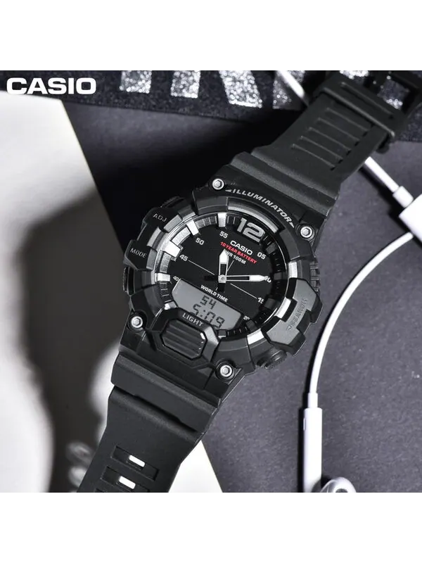 Часы CASIO G-Shock Analog-Digital 'Black' — изображение 3 из 4, оттенок черный