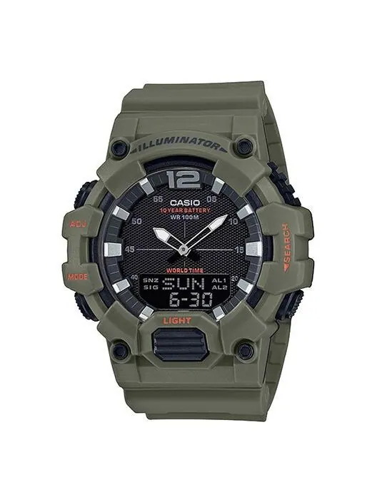 Часы CASIO G-Shock Analog-Digital 'Green' — изображение 1 из 4, оттенок зеленый