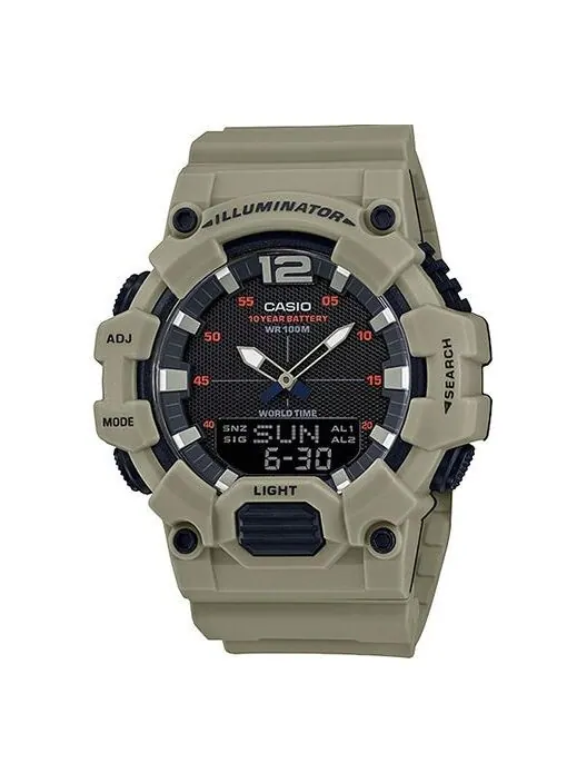 Часы CASIO G-Shock Analog-Digital 'Green' — изображение 1 из 4, оттенок коричневый