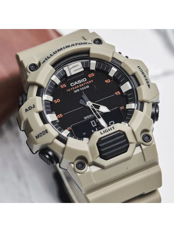 Часы CASIO G-Shock Analog-Digital 'Green' — изображение 2 из 4, оттенок коричневый