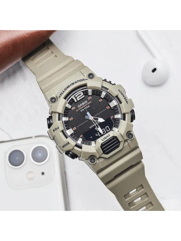 Часы CASIO G-Shock Analog-Digital 'Green' — изображение 3 из 4, оттенок коричневый