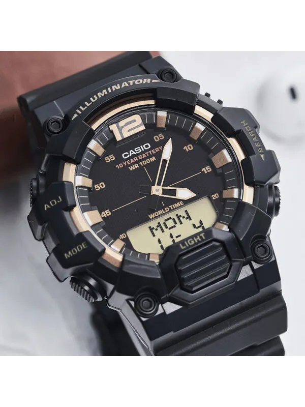 Часы CASIO G-Shock Analog-Digital 'Black Gold' — изображение 2 из 4, оттенок черный/золотистый
