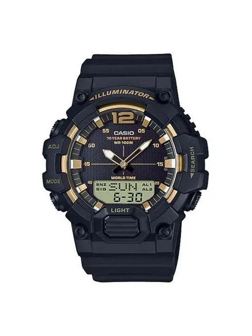 Casio G-Shock аналогово-цифровые часы 'Черное золото' — изображение 1 из 4, оттенок черный