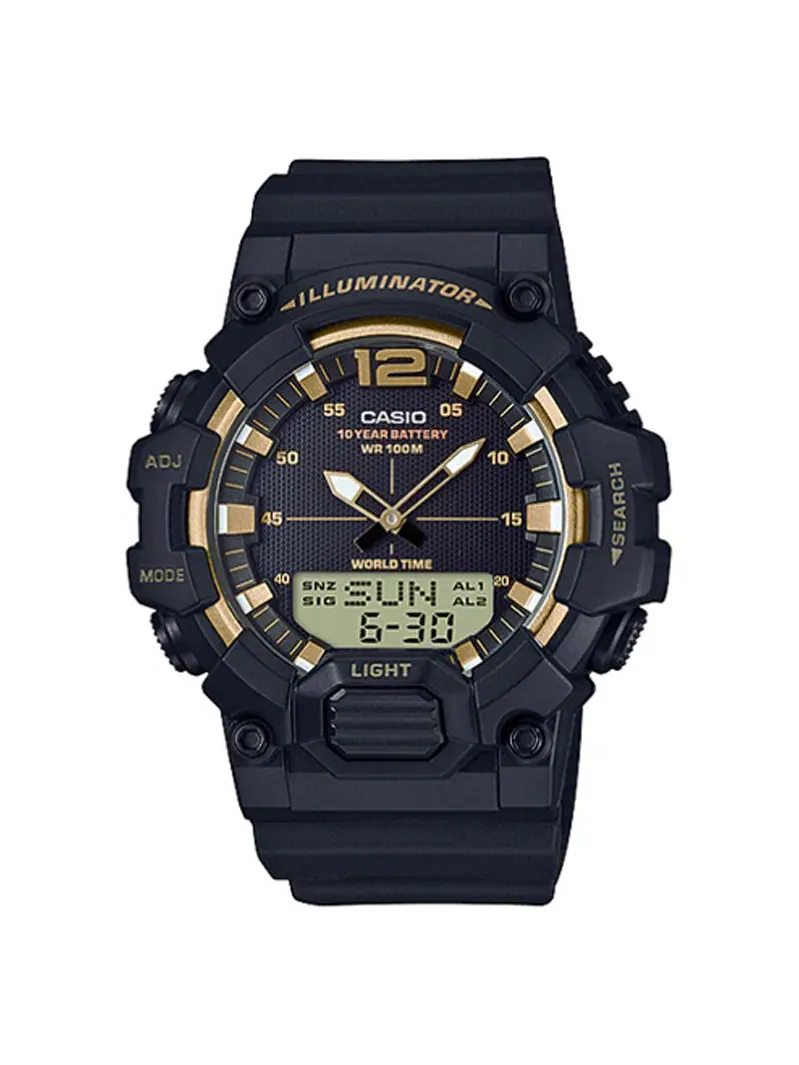 Casio G-Shock аналогово-цифровые часы 'Черное золото' — изображение 2 из 4, оттенок черный
